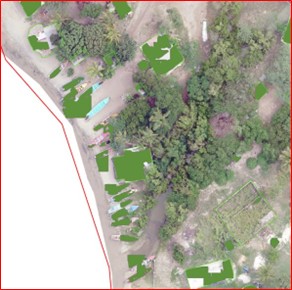 Mistook boats as buildings